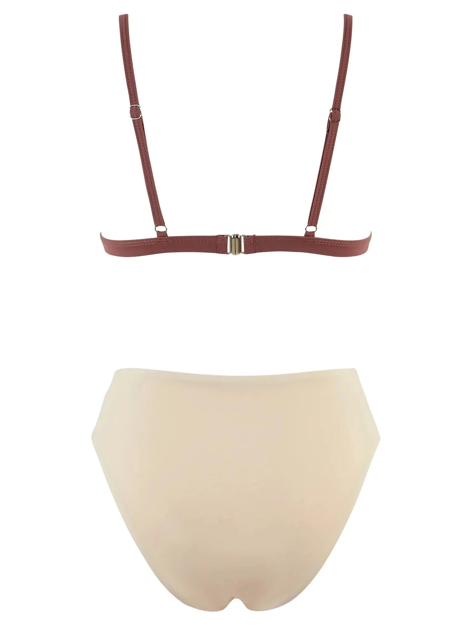 Triangle High Cut Bikini Set