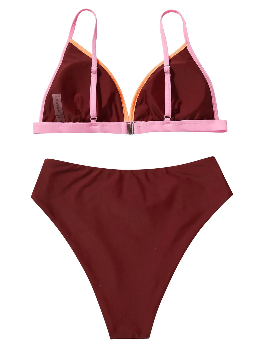Triangle High Cut Bikini Set
