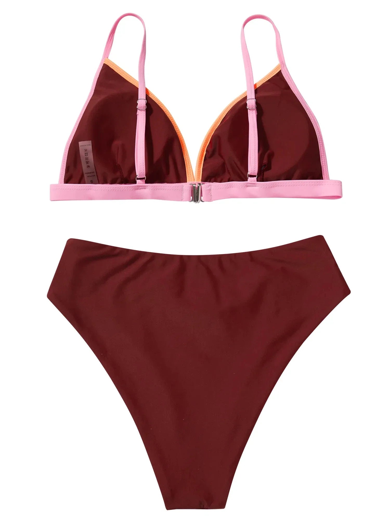 Triangle High Cut Bikini Set