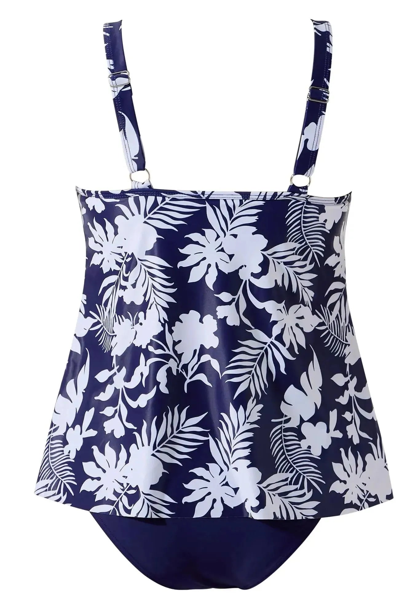 Ruffle Cover Tankini Swimsuit