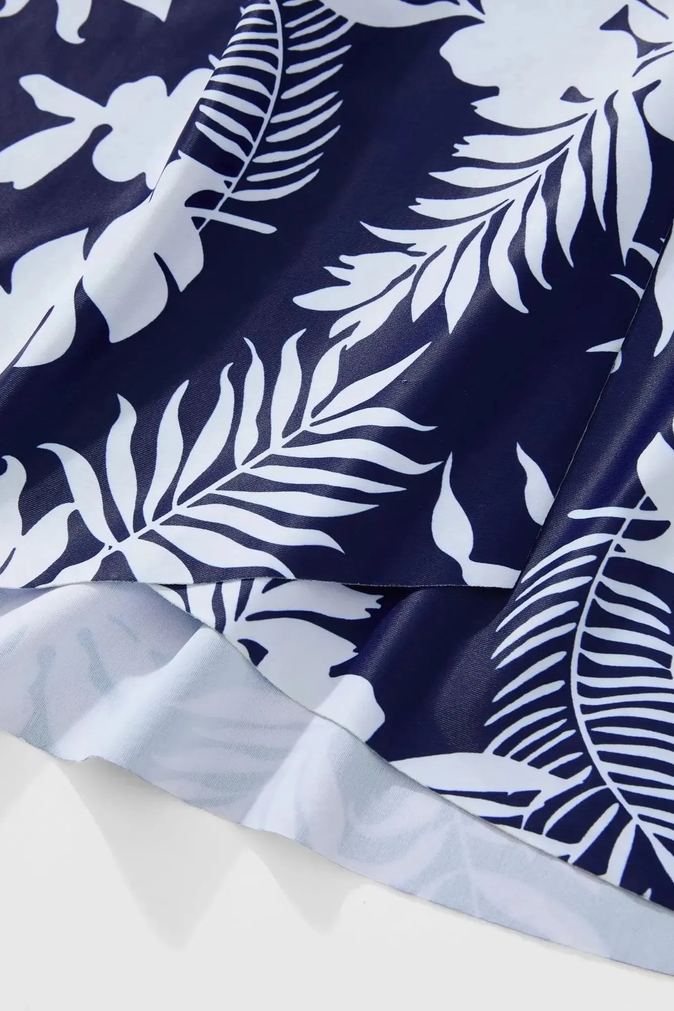 Ruffle Cover Tankini Swimsuit
