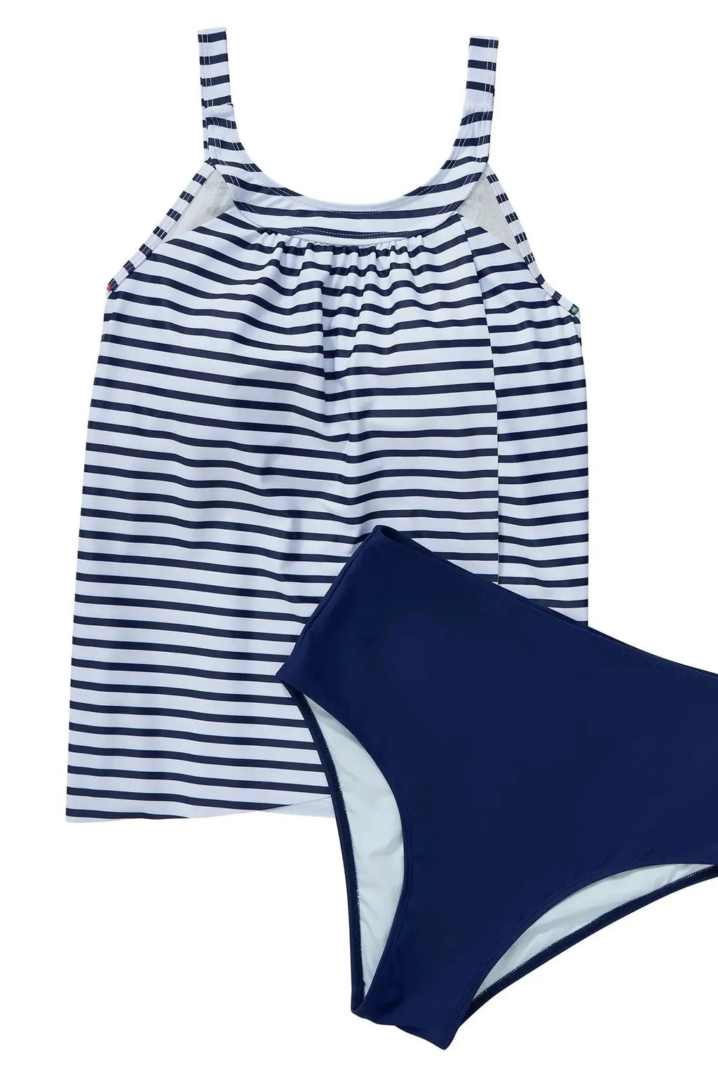 Ruffle Cover Tankini Swimsuit