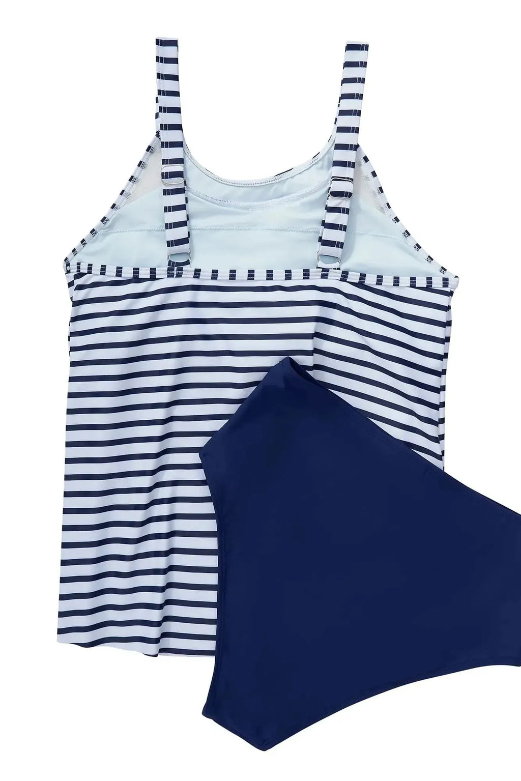 Ruffle Cover Tankini Swimsuit