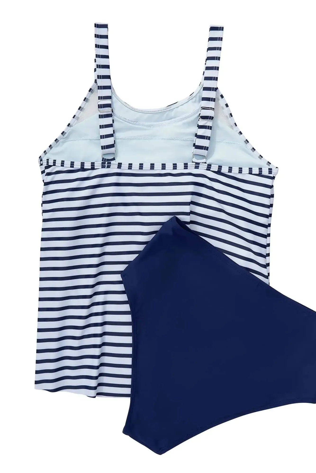 Ruffle Cover Tankini Swimsuit