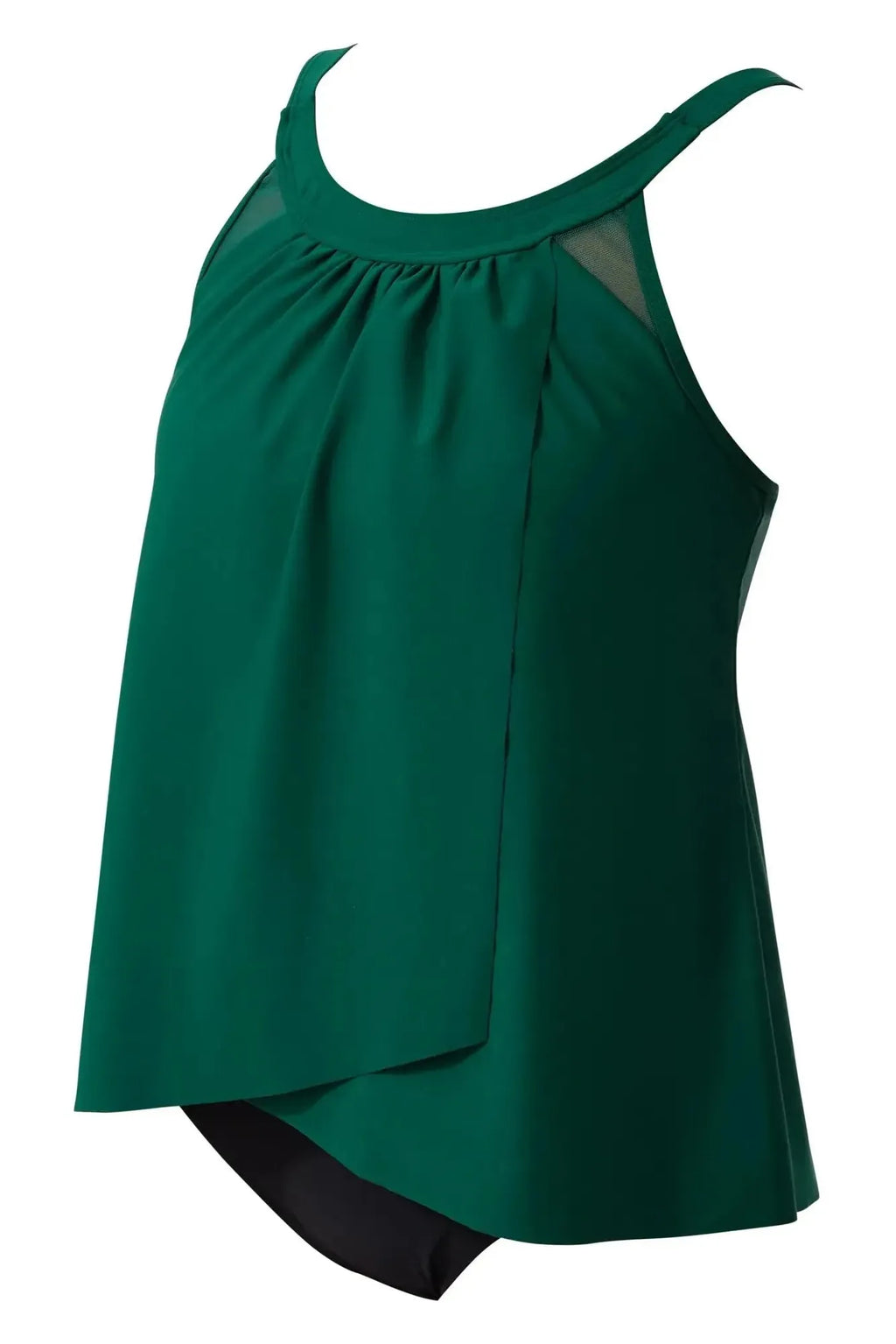 Ruffle Cover Tankini Swimsuit