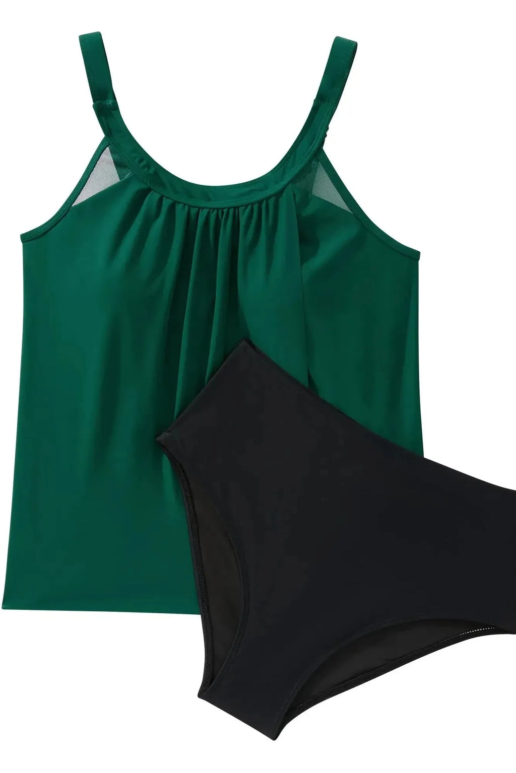 Ruffle Cover Tankini Swimsuit