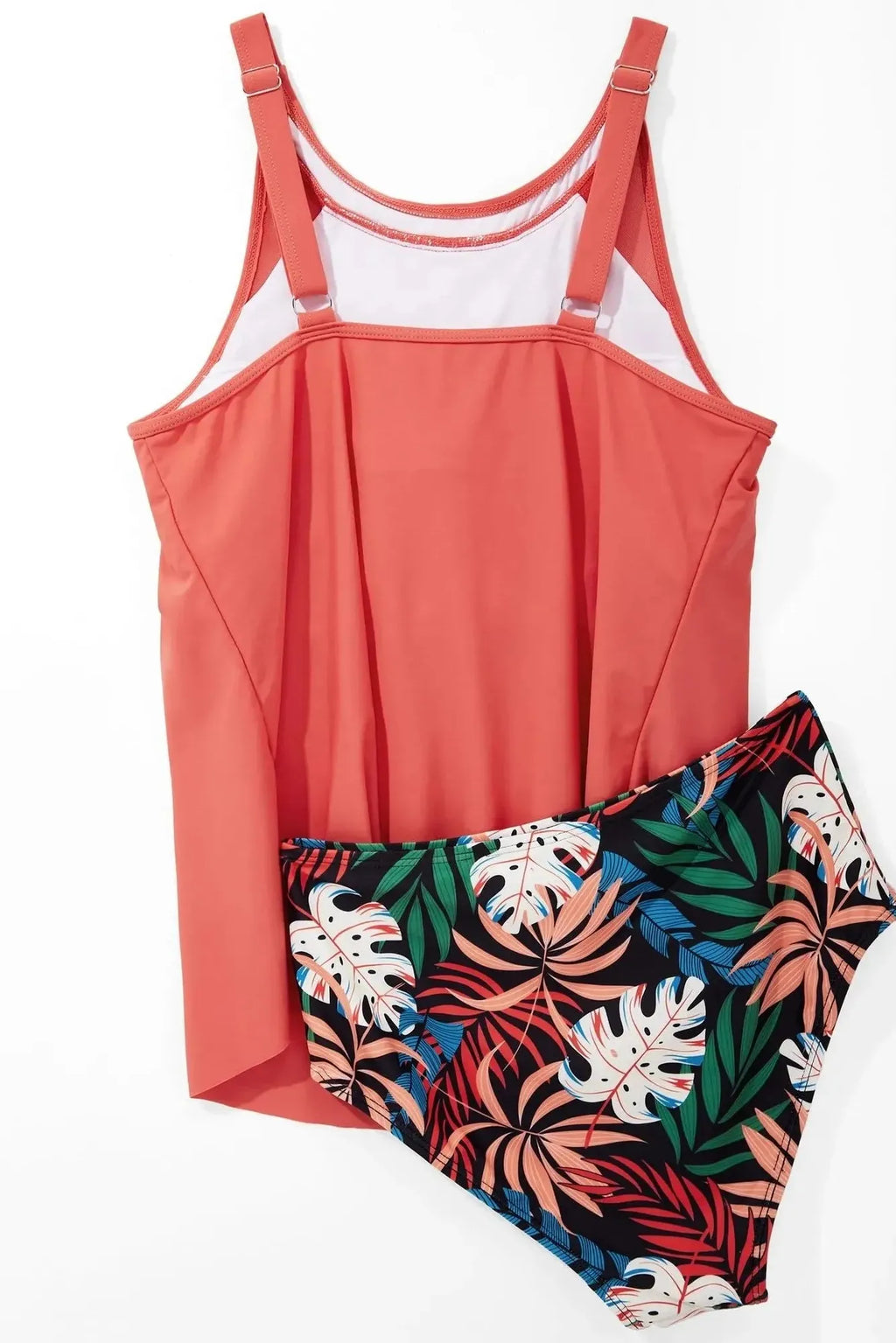 Ruffle Cover Tankini Swimsuit