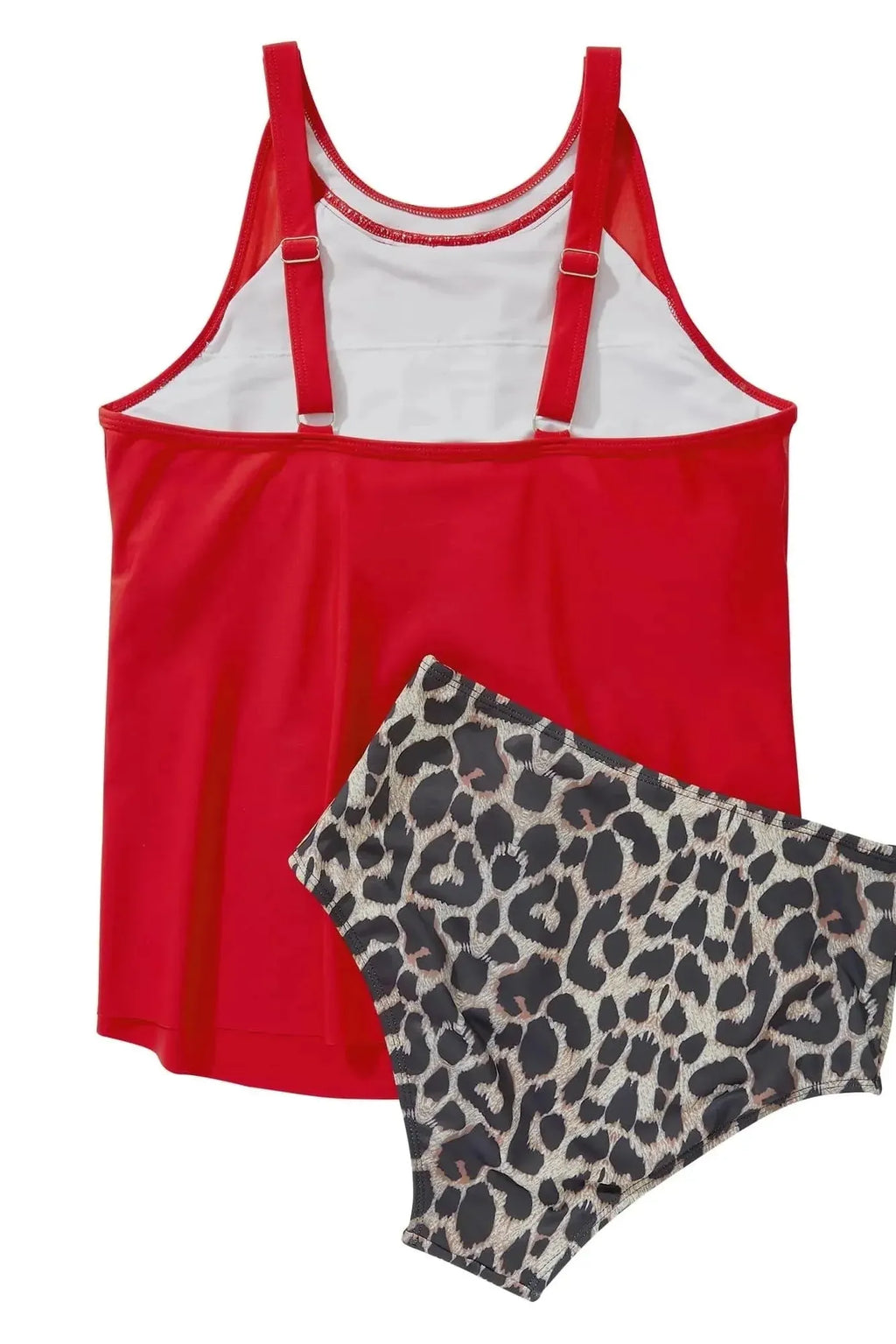 Ruffle Cover Tankini Swimsuit