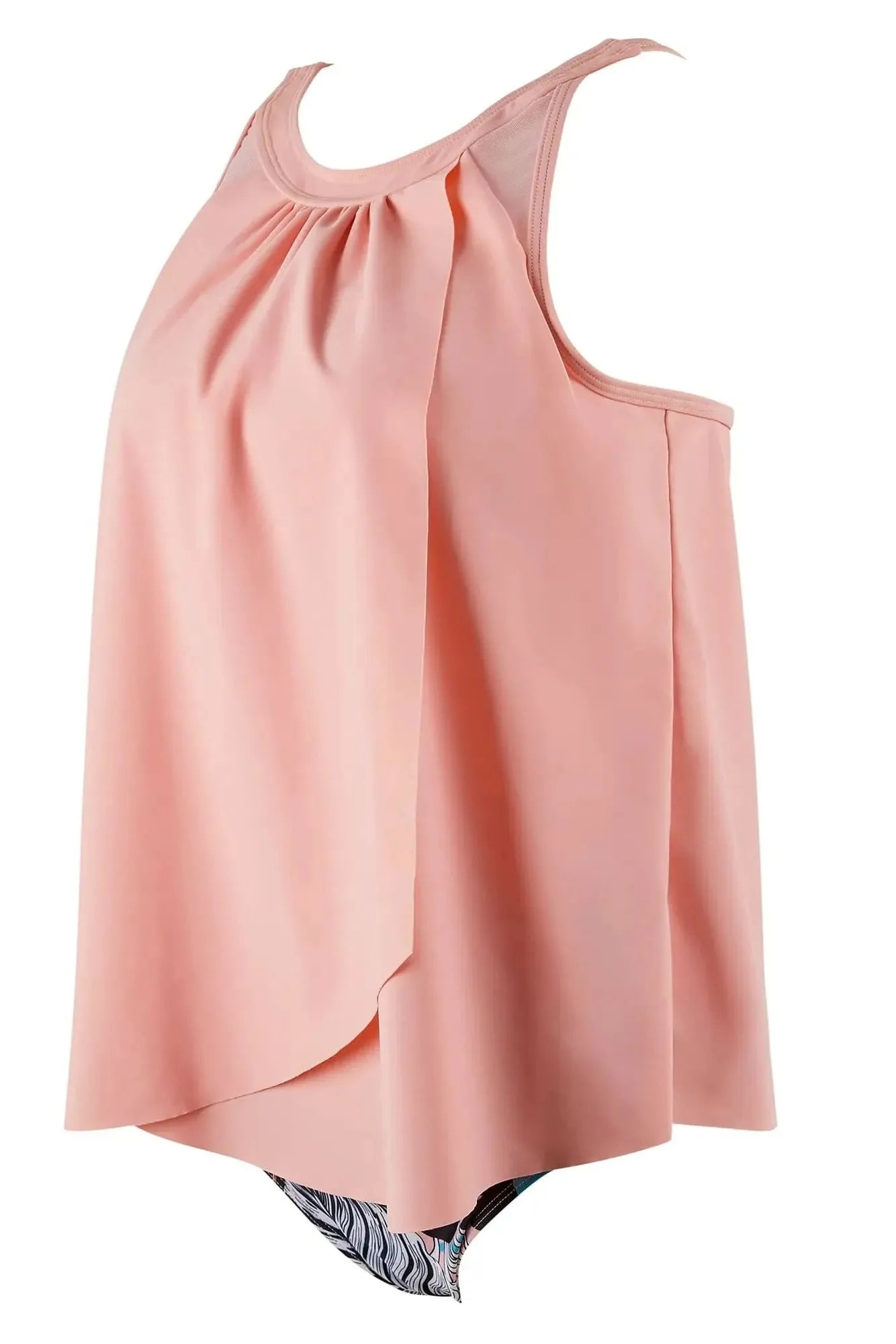 Ruffle Cover Tankini Swimsuit