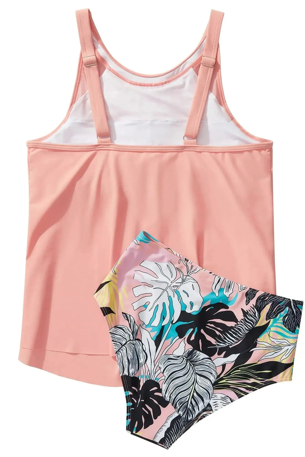 Ruffle Cover Tankini Swimsuit