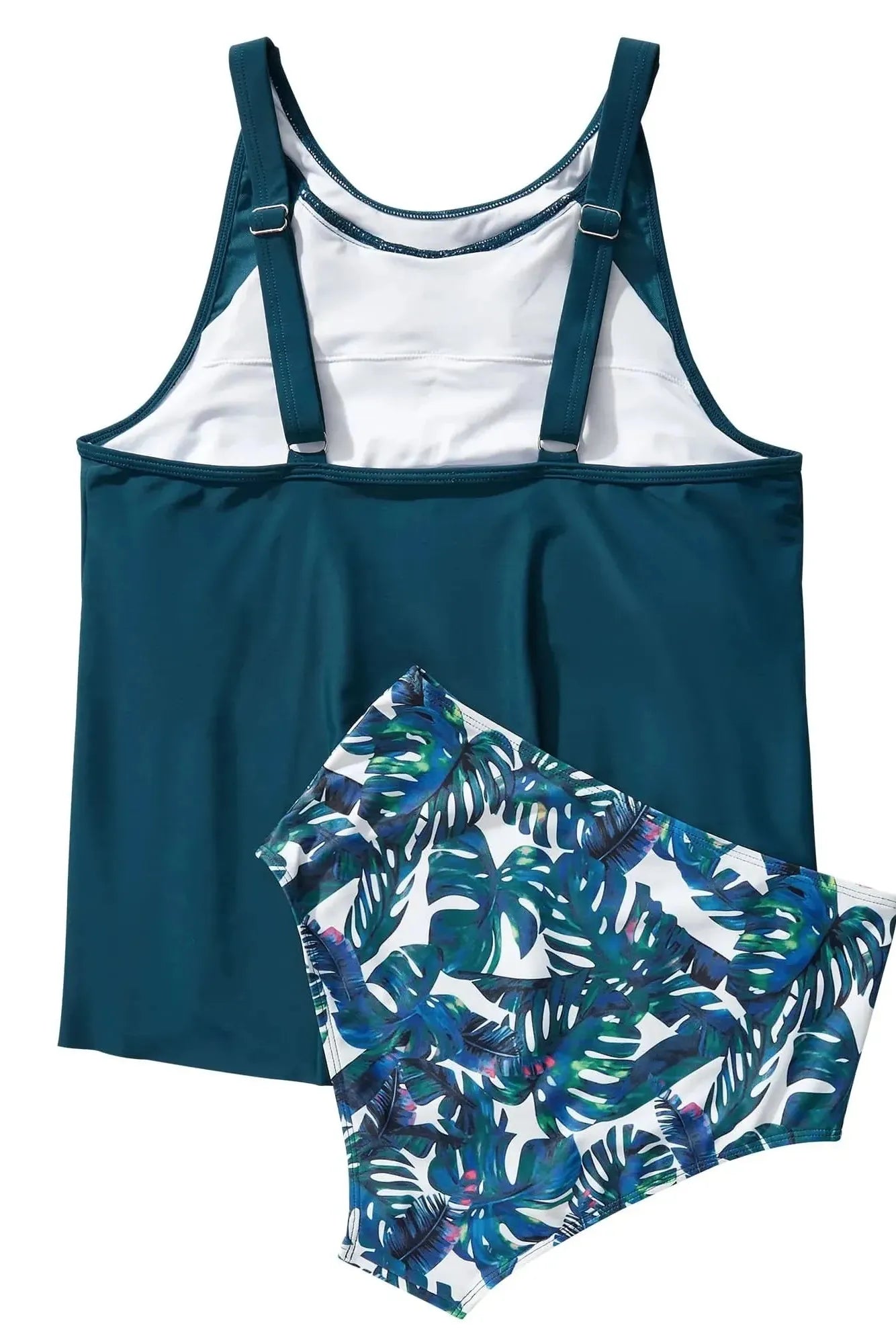 Ruffle Cover Tankini Swimsuit