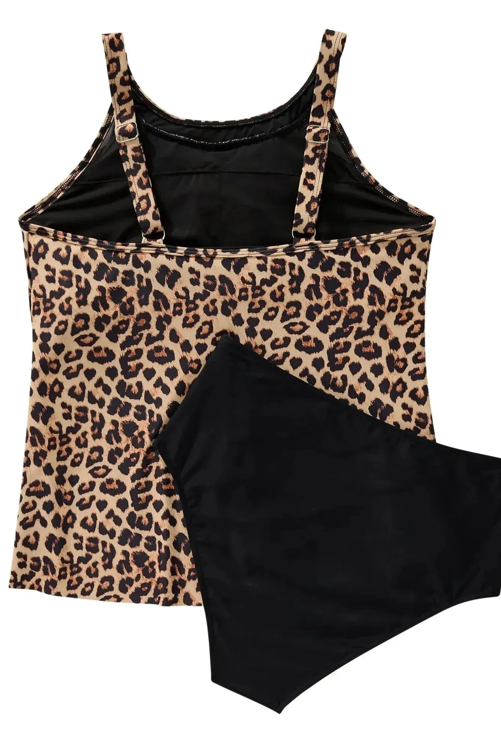Ruffle Cover Tankini Swimsuit