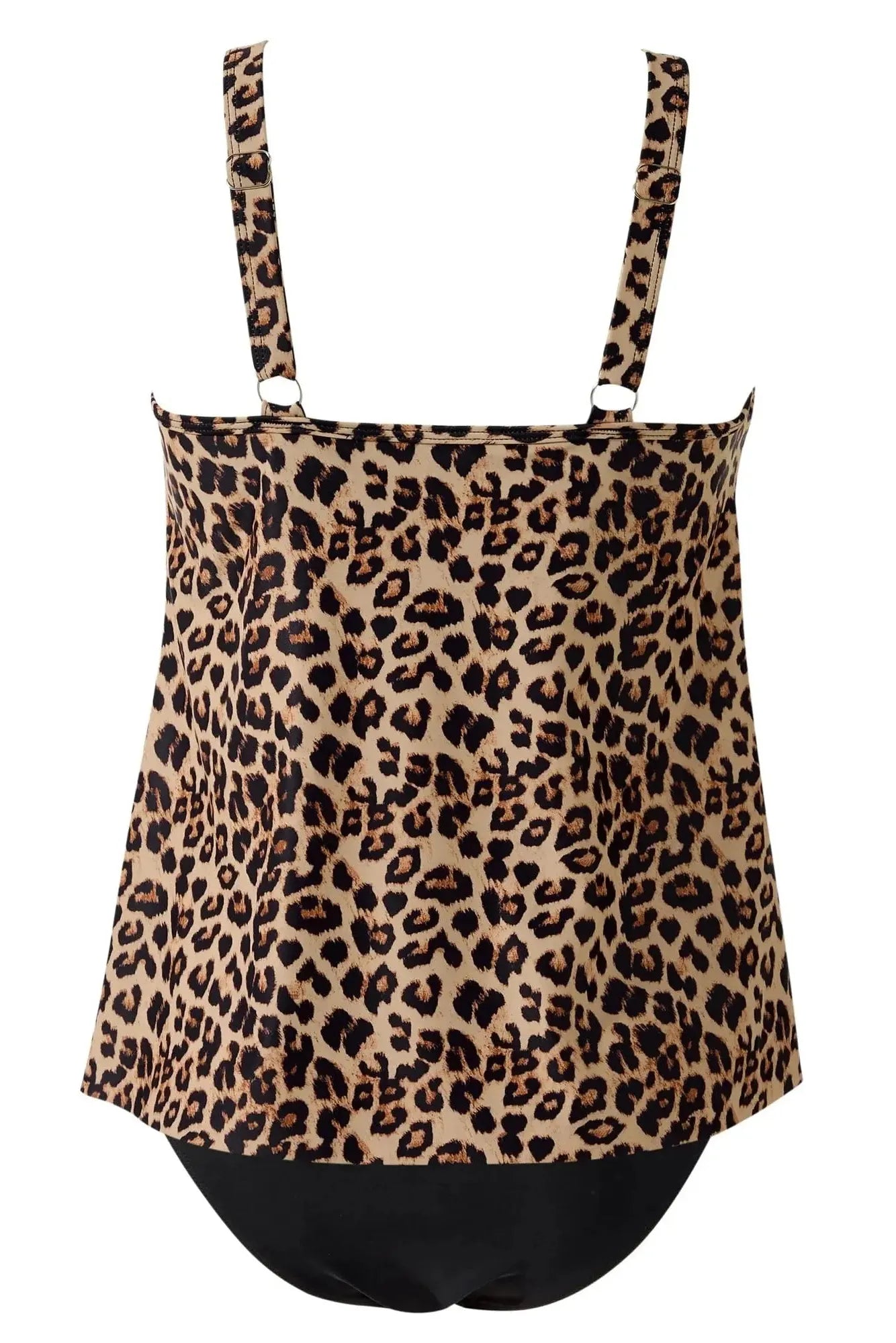 Ruffle Cover Tankini Swimsuit