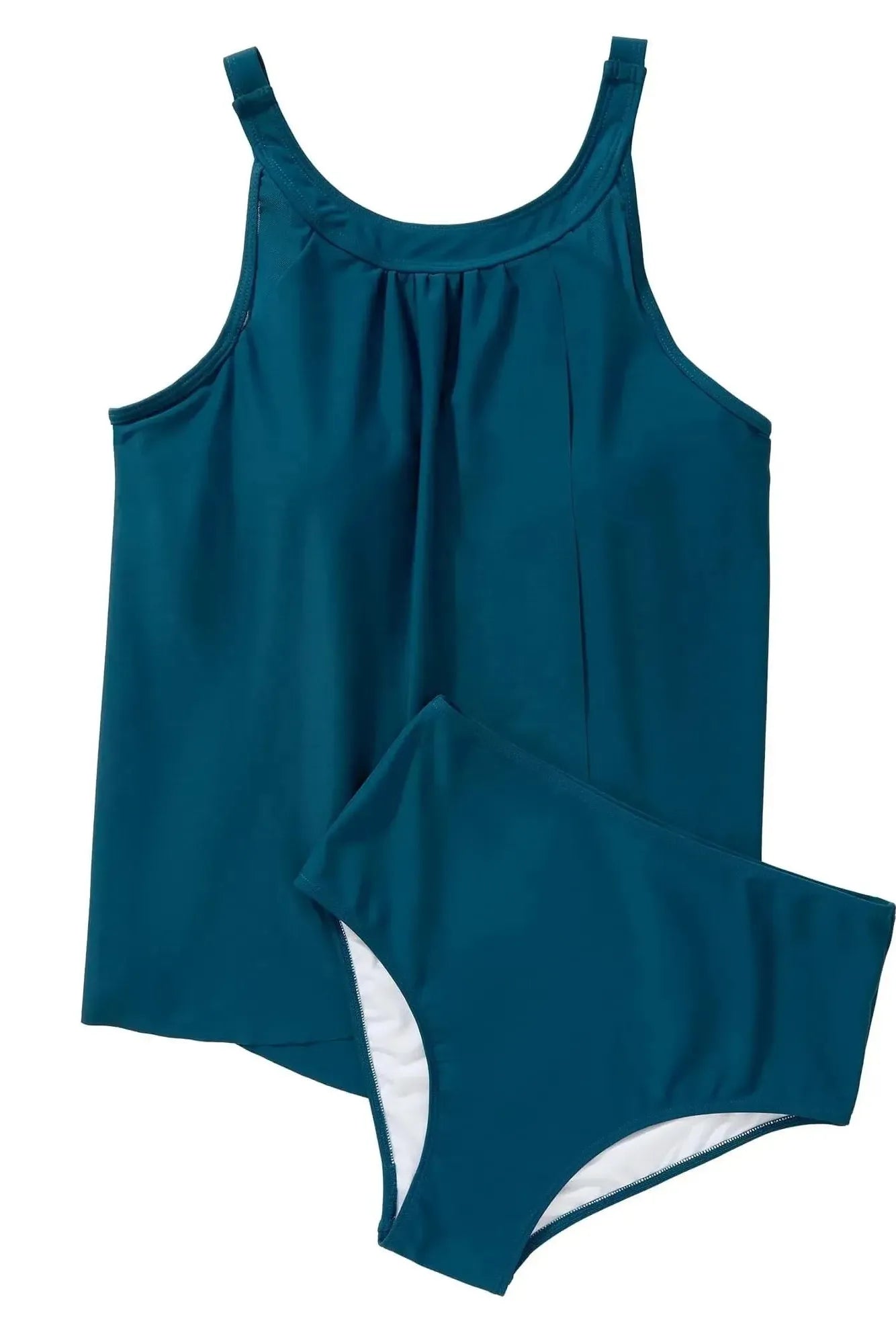 Ruffle Cover Tankini Swimsuit