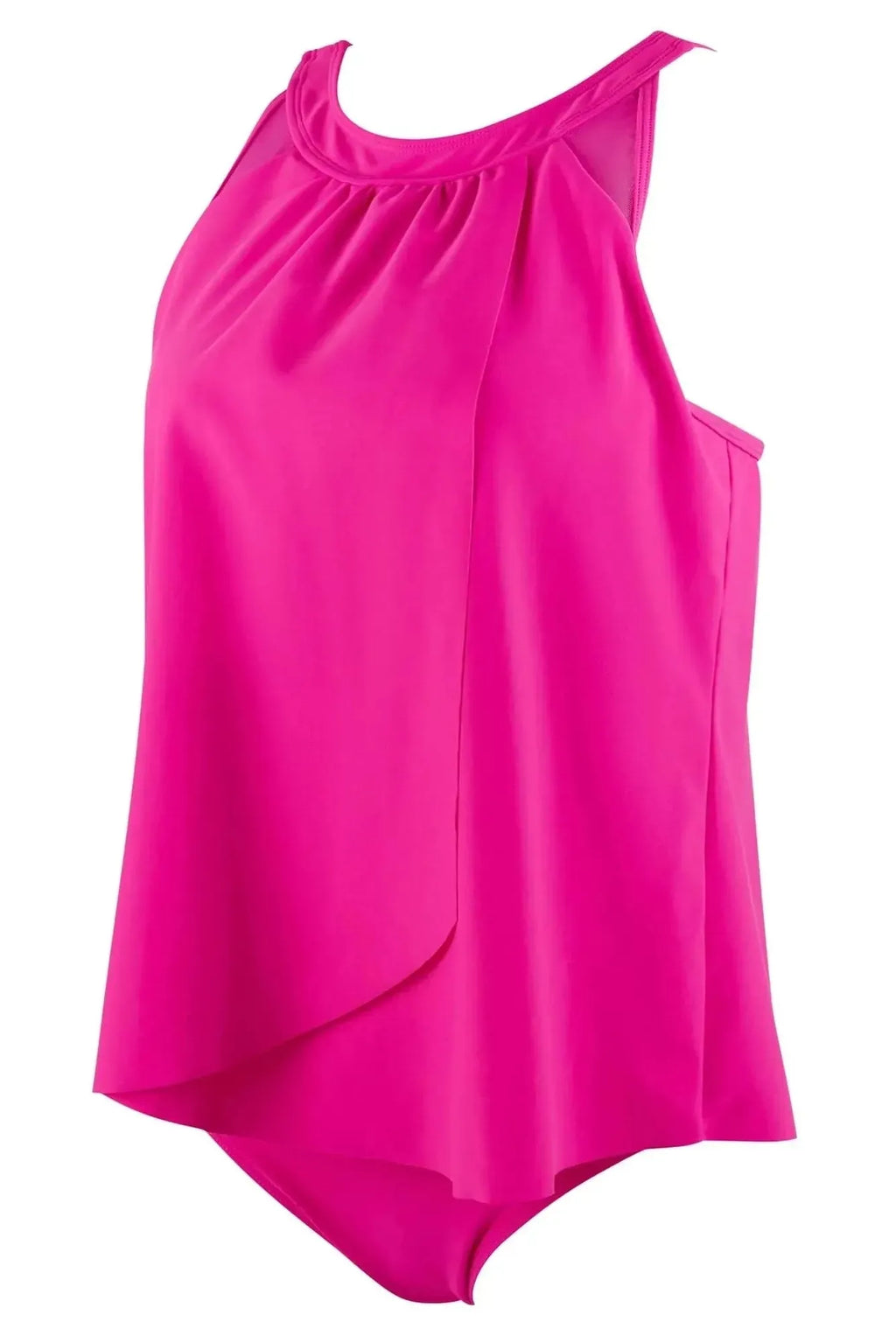 Ruffle Cover Tankini Swimsuit