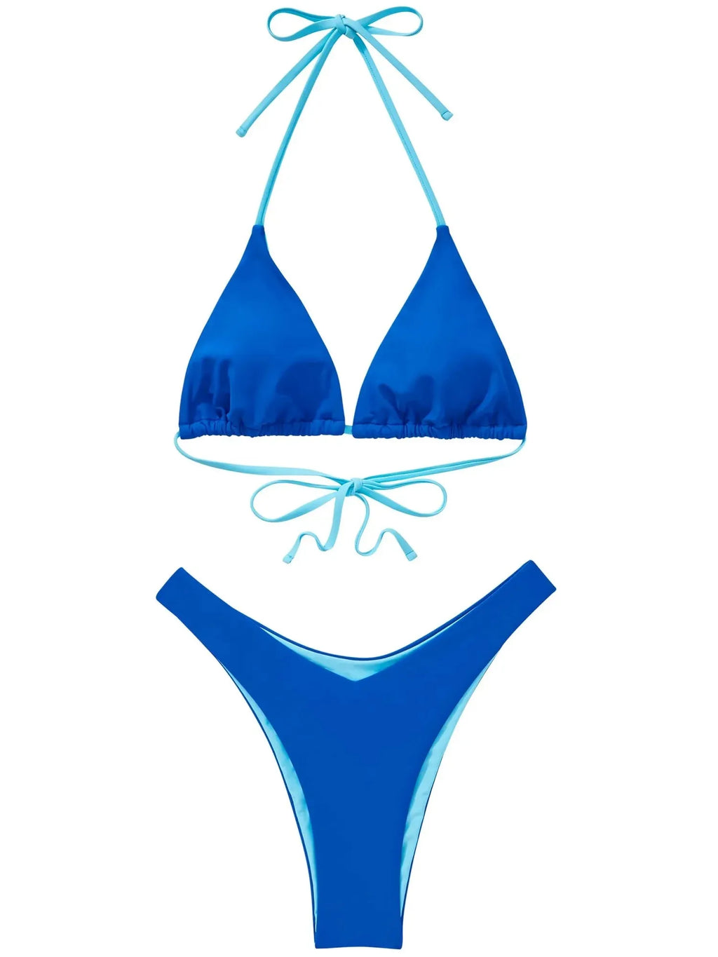 Halter String Bikini Set