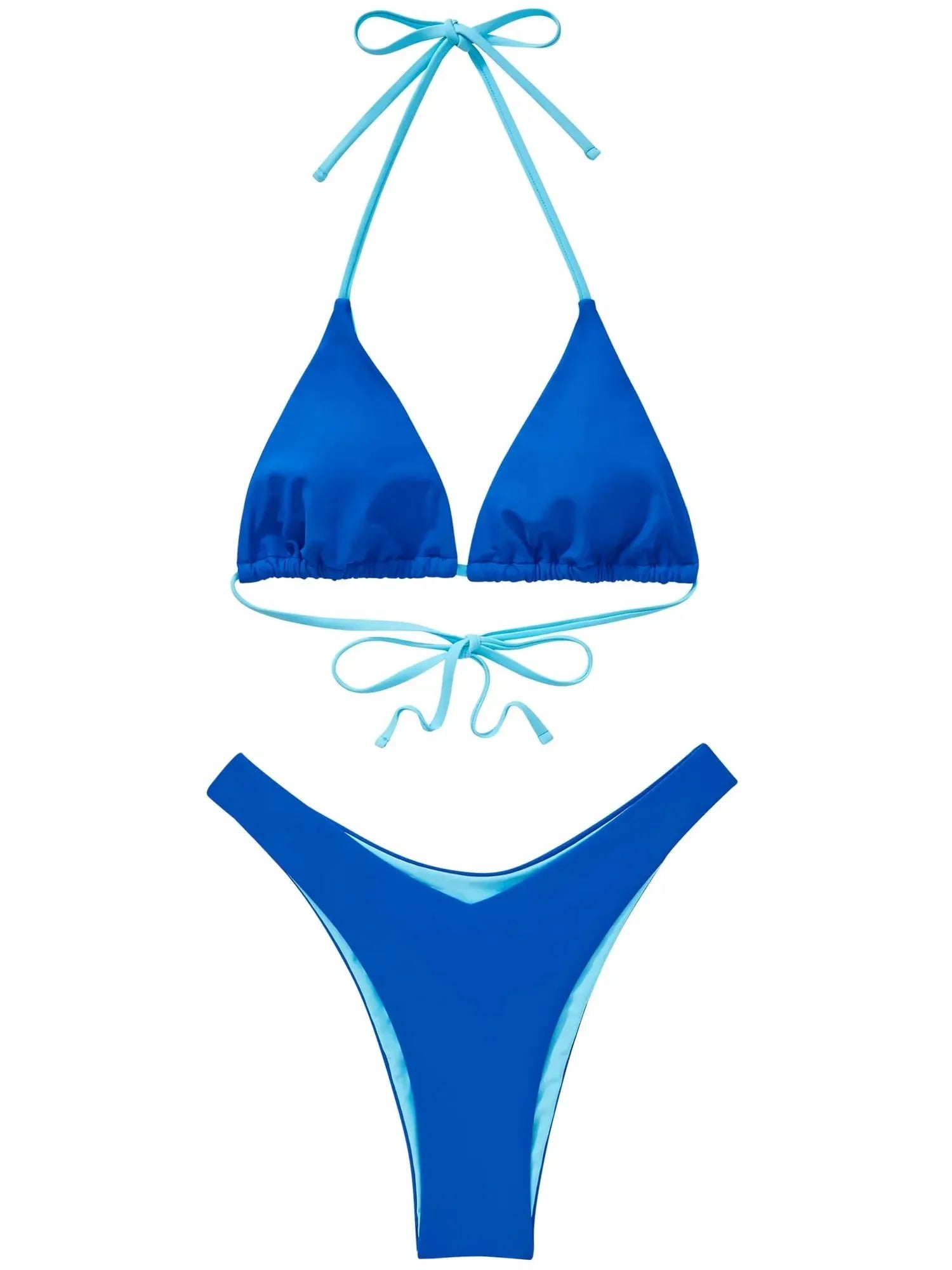 Halter String Bikini Set
