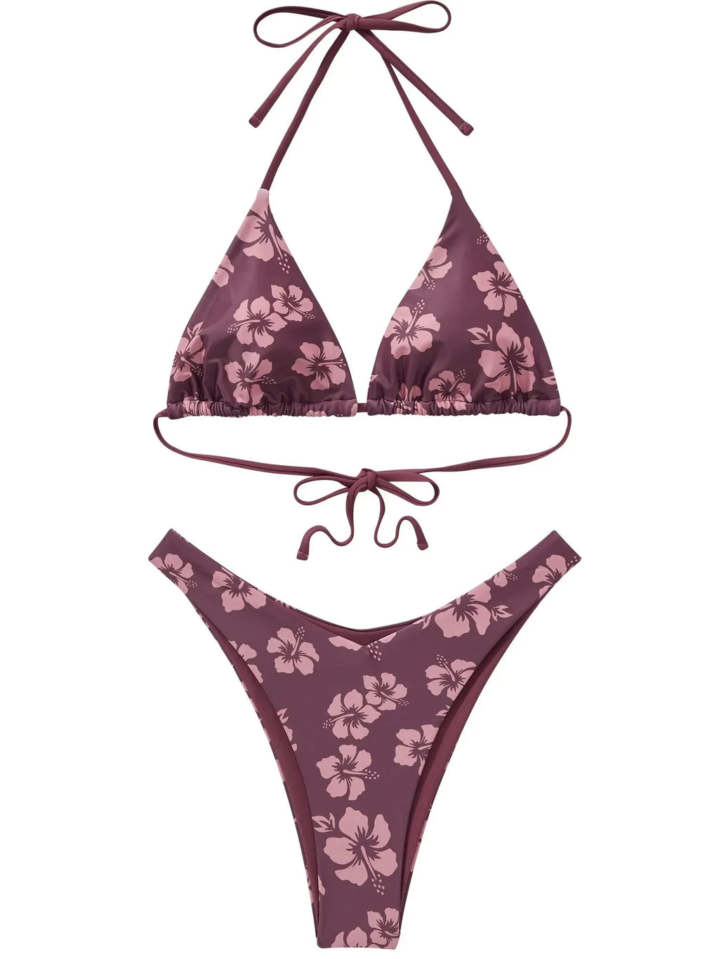 Halter String Bikini Set
