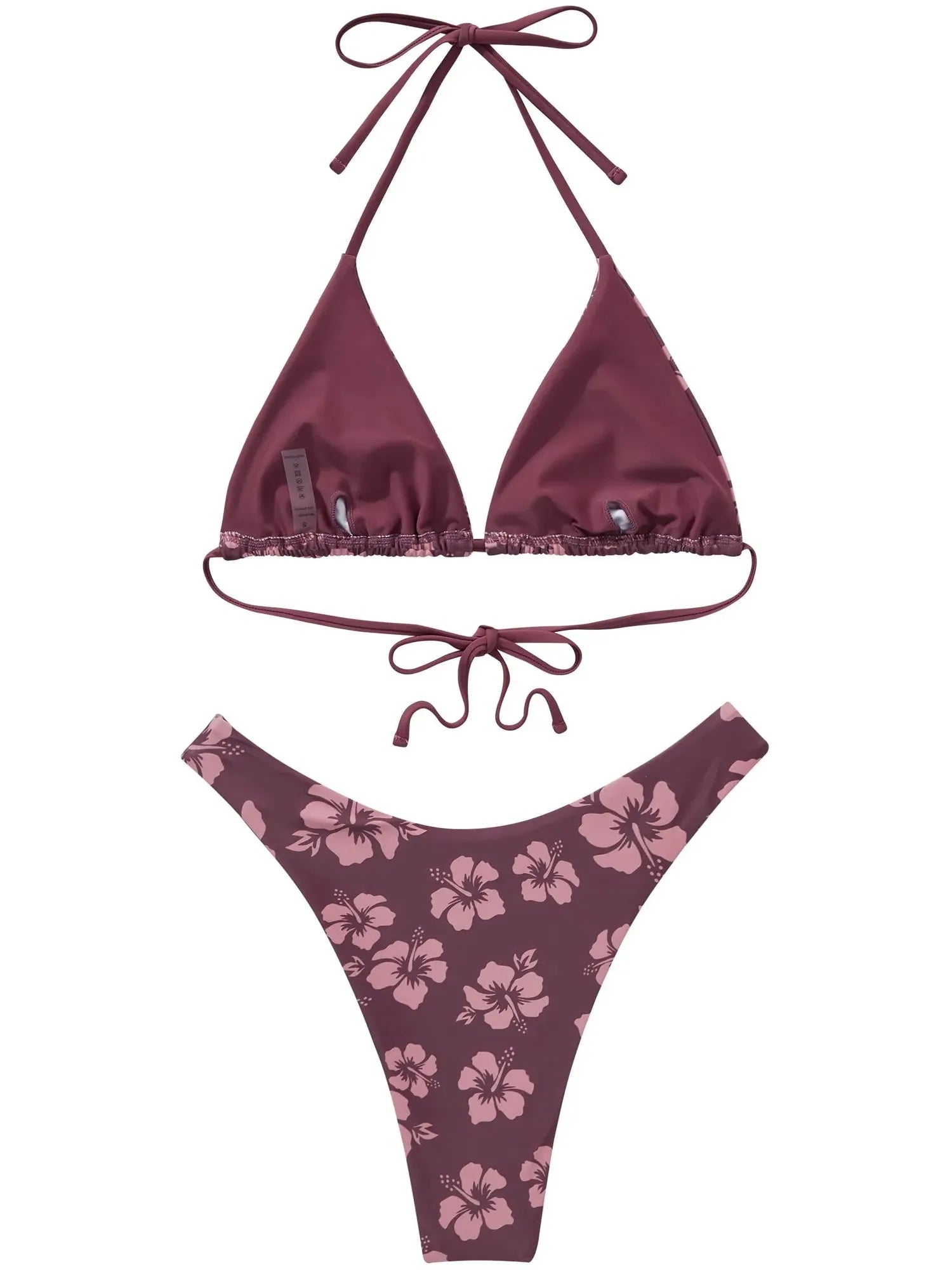Halter String Bikini Set