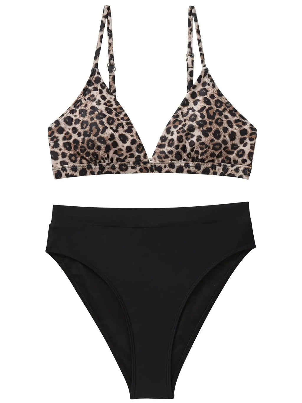 Triangle High Cut Bikini Set