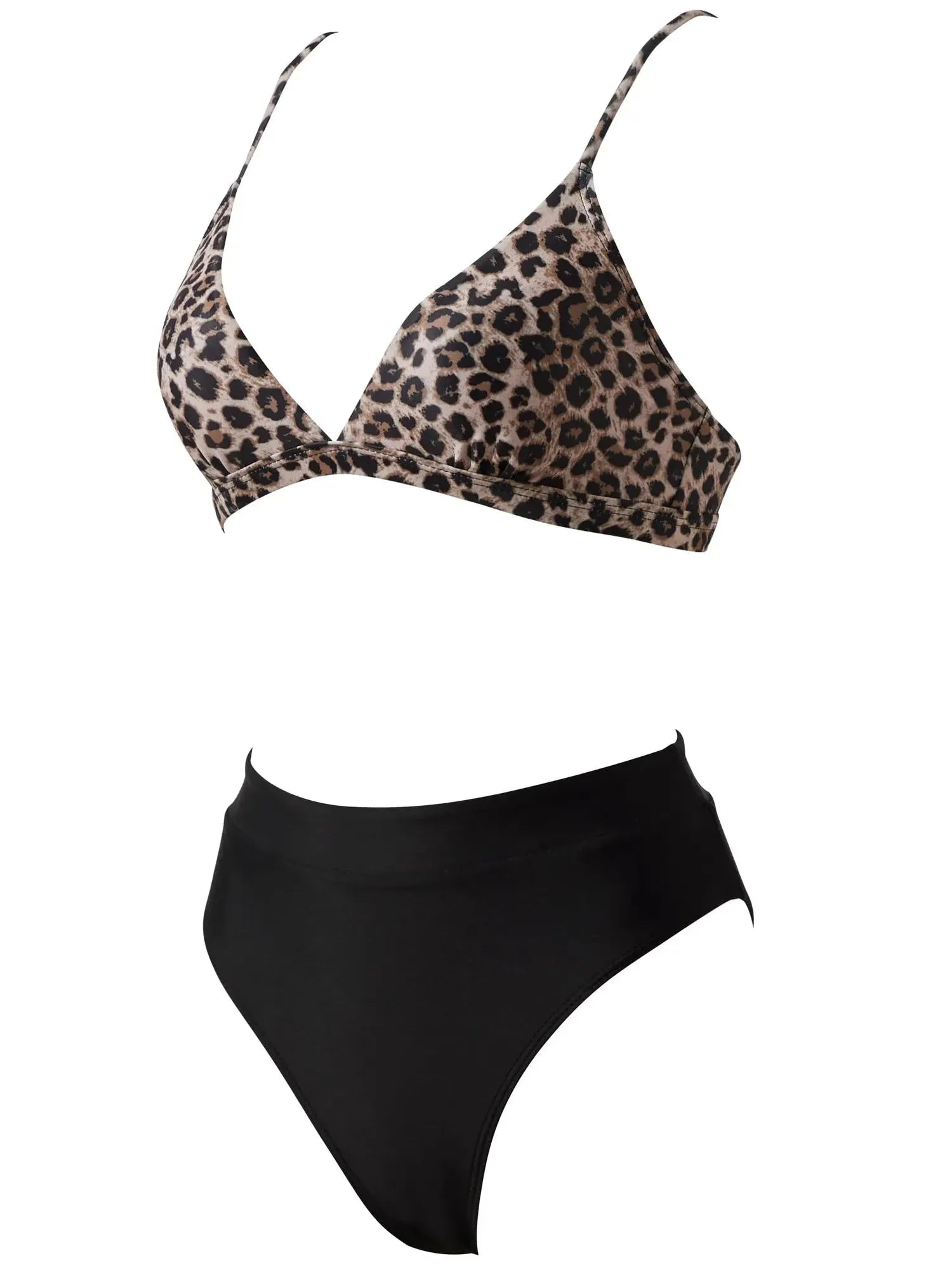 Triangle High Cut Bikini Set