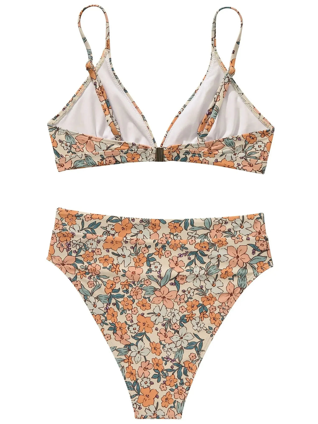 Triangle High Cut Bikini Set