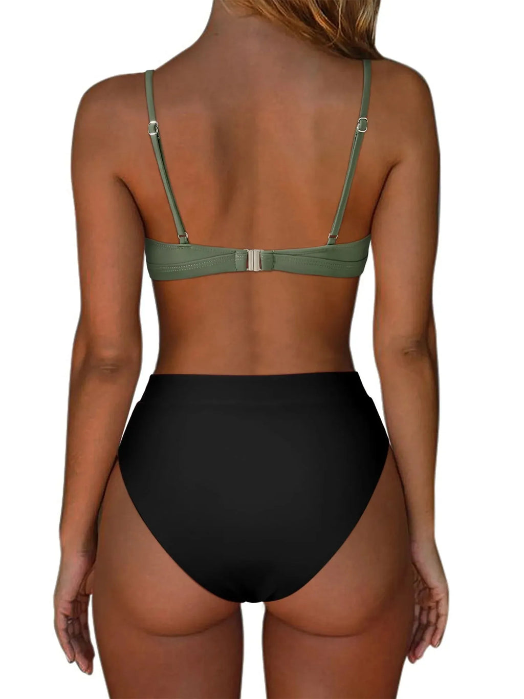 Triangle High Cut Bikini Set
