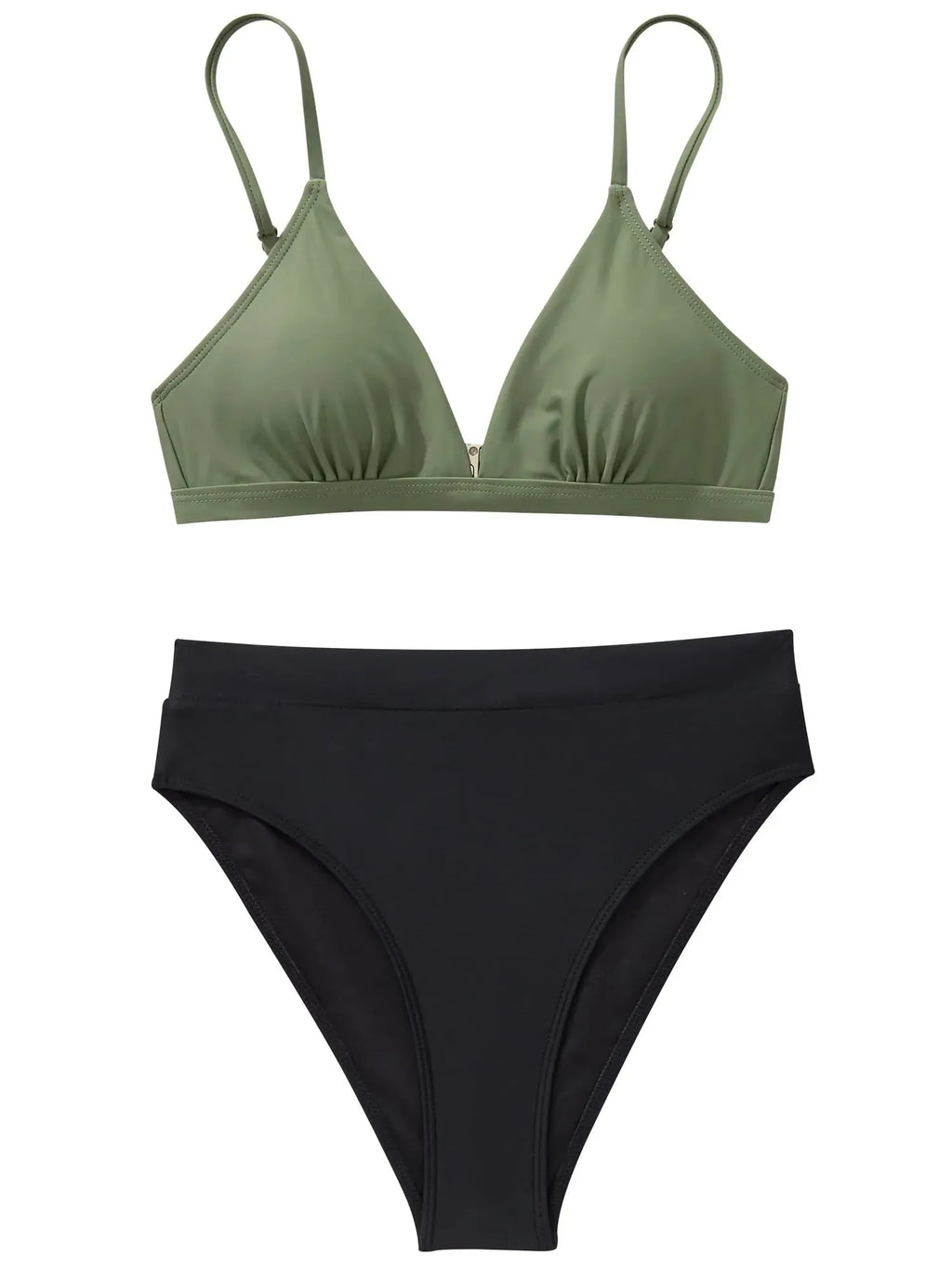 Triangle High Cut Bikini Set