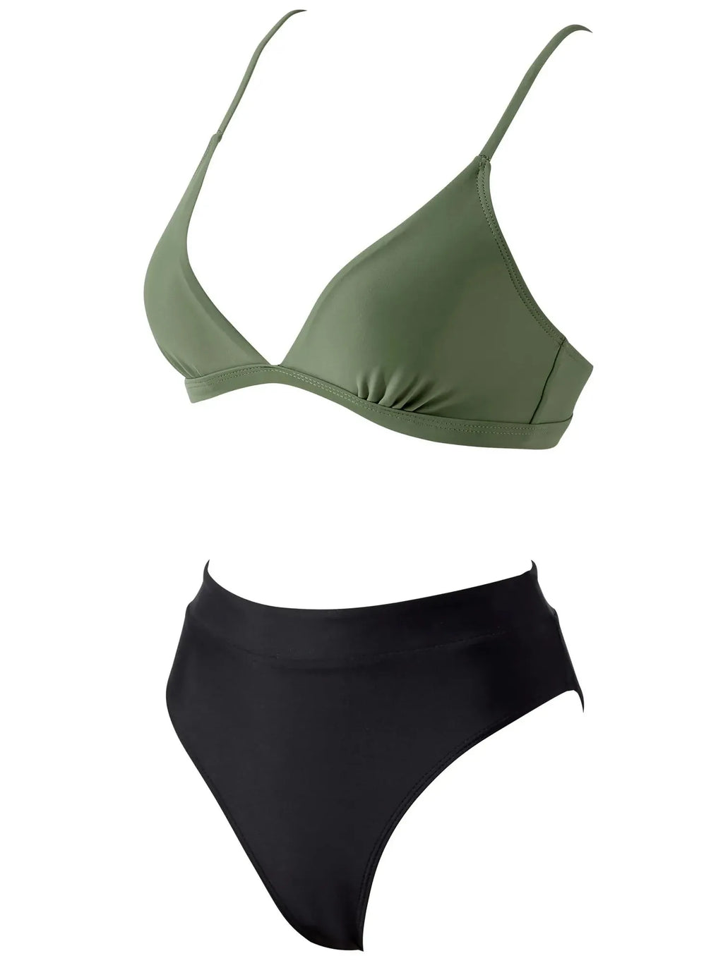 Triangle High Cut Bikini Set