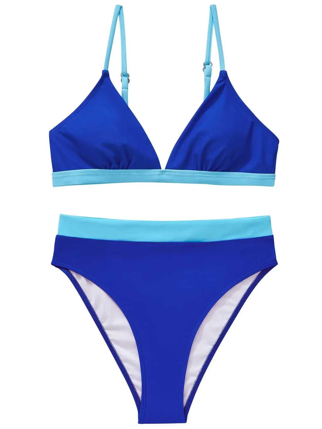 Triangle High Cut Bikini Set