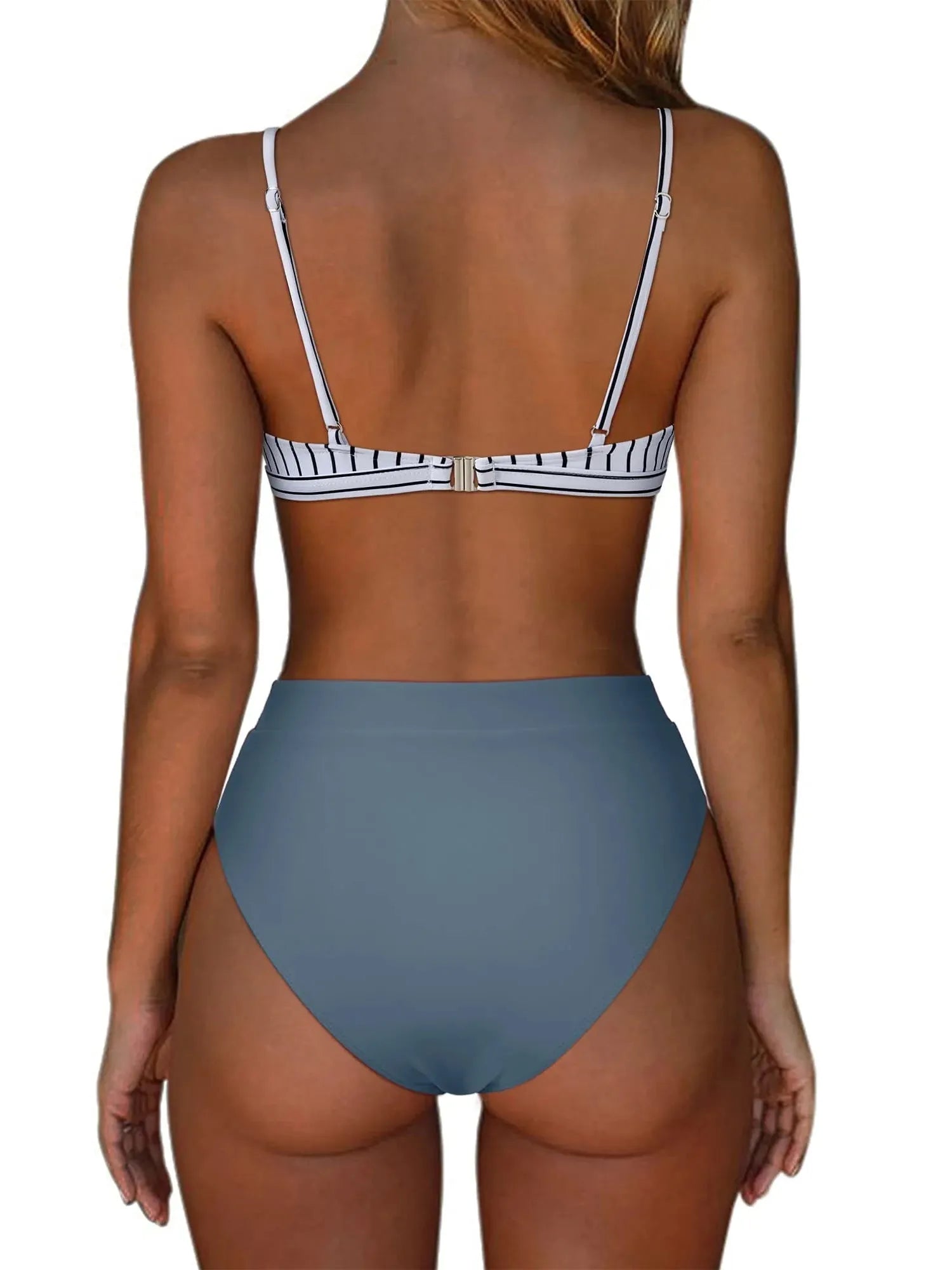 Triangle High Cut Bikini Set