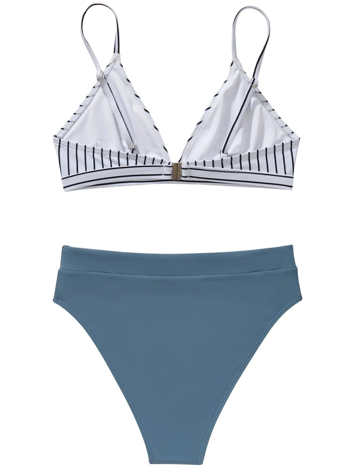 Triangle High Cut Bikini Set