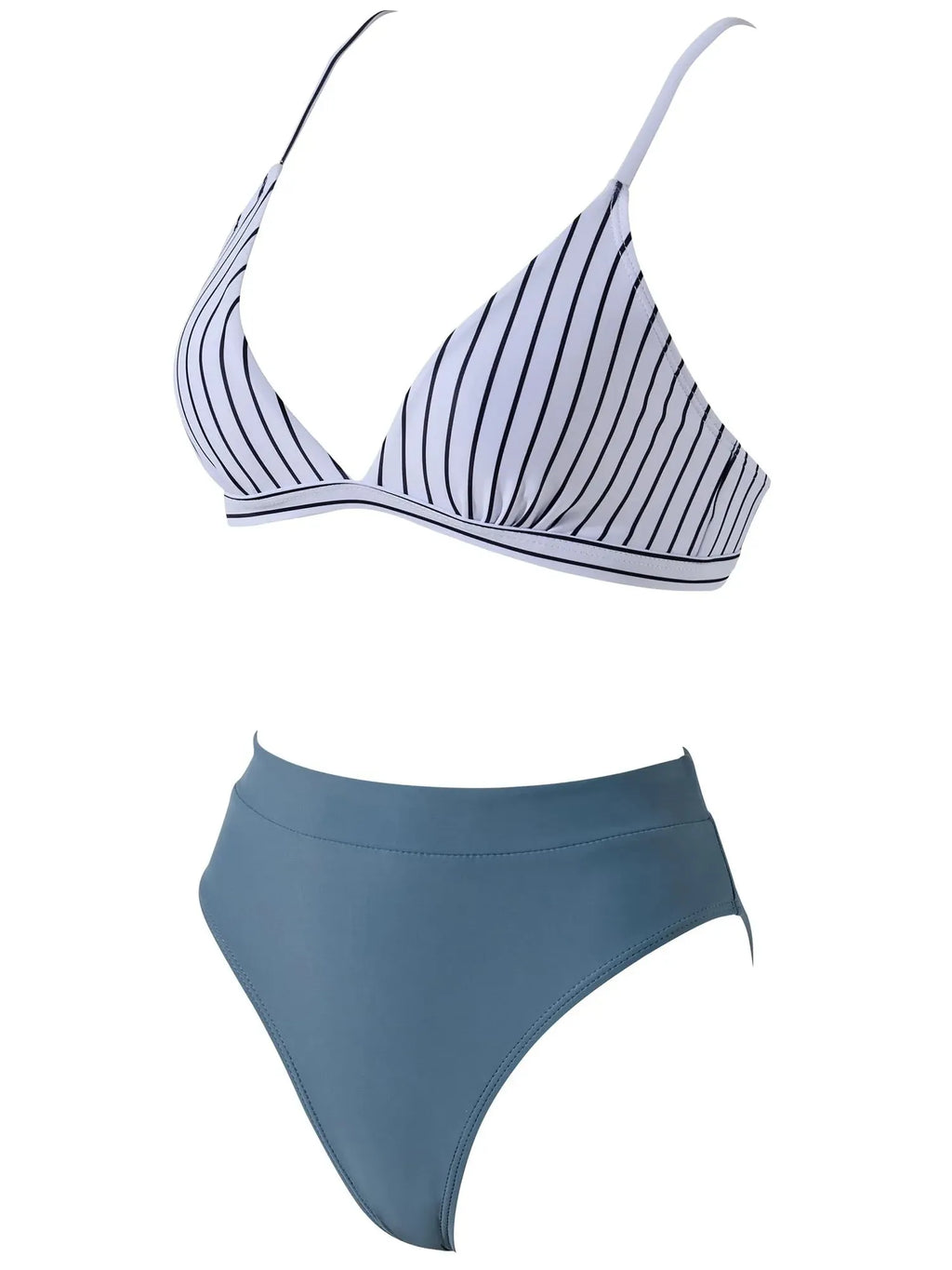 Triangle High Cut Bikini Set