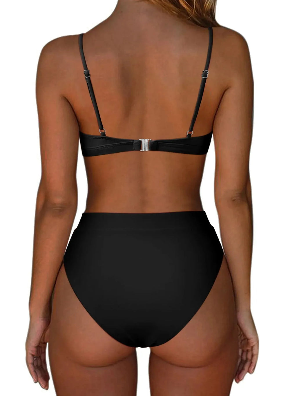 Triangle High Cut Bikini Set