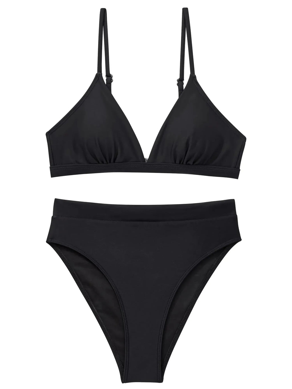 Triangle High Cut Bikini Set