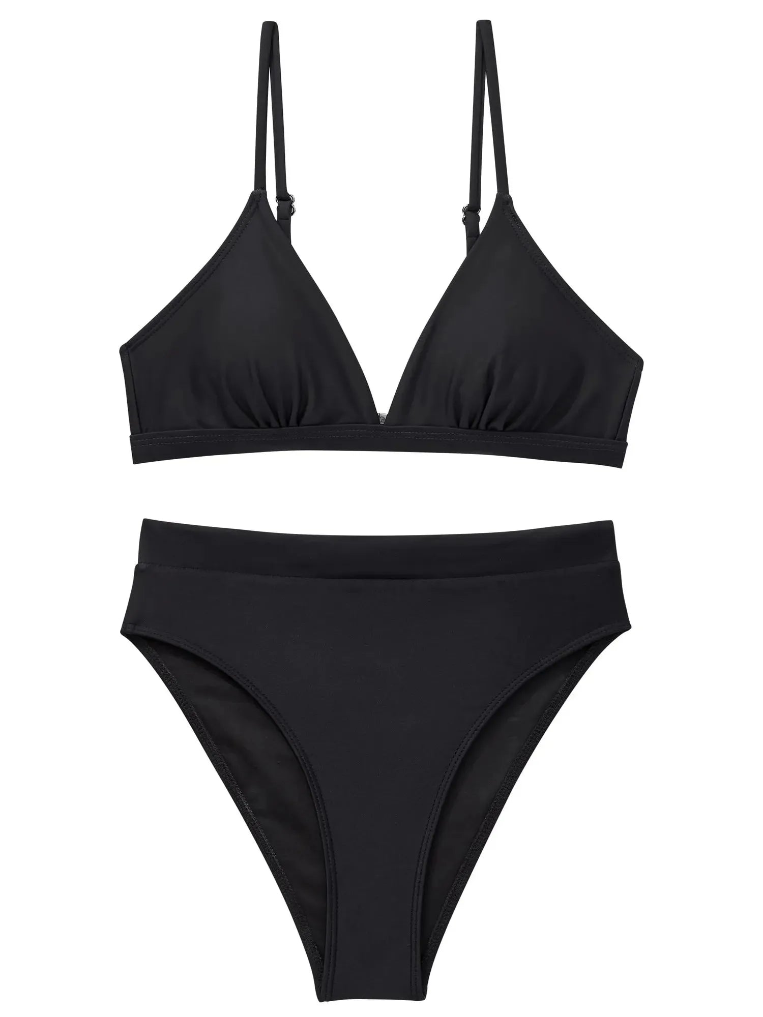 Triangle High Cut Bikini Set