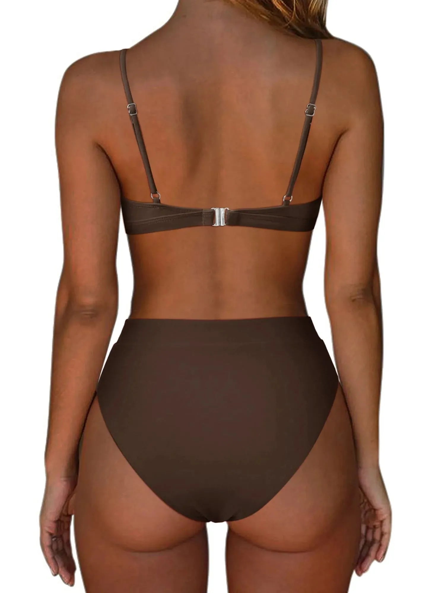Triangle High Cut Bikini Set