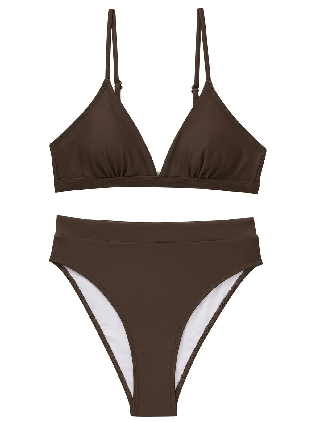 Triangle High Cut Bikini Set