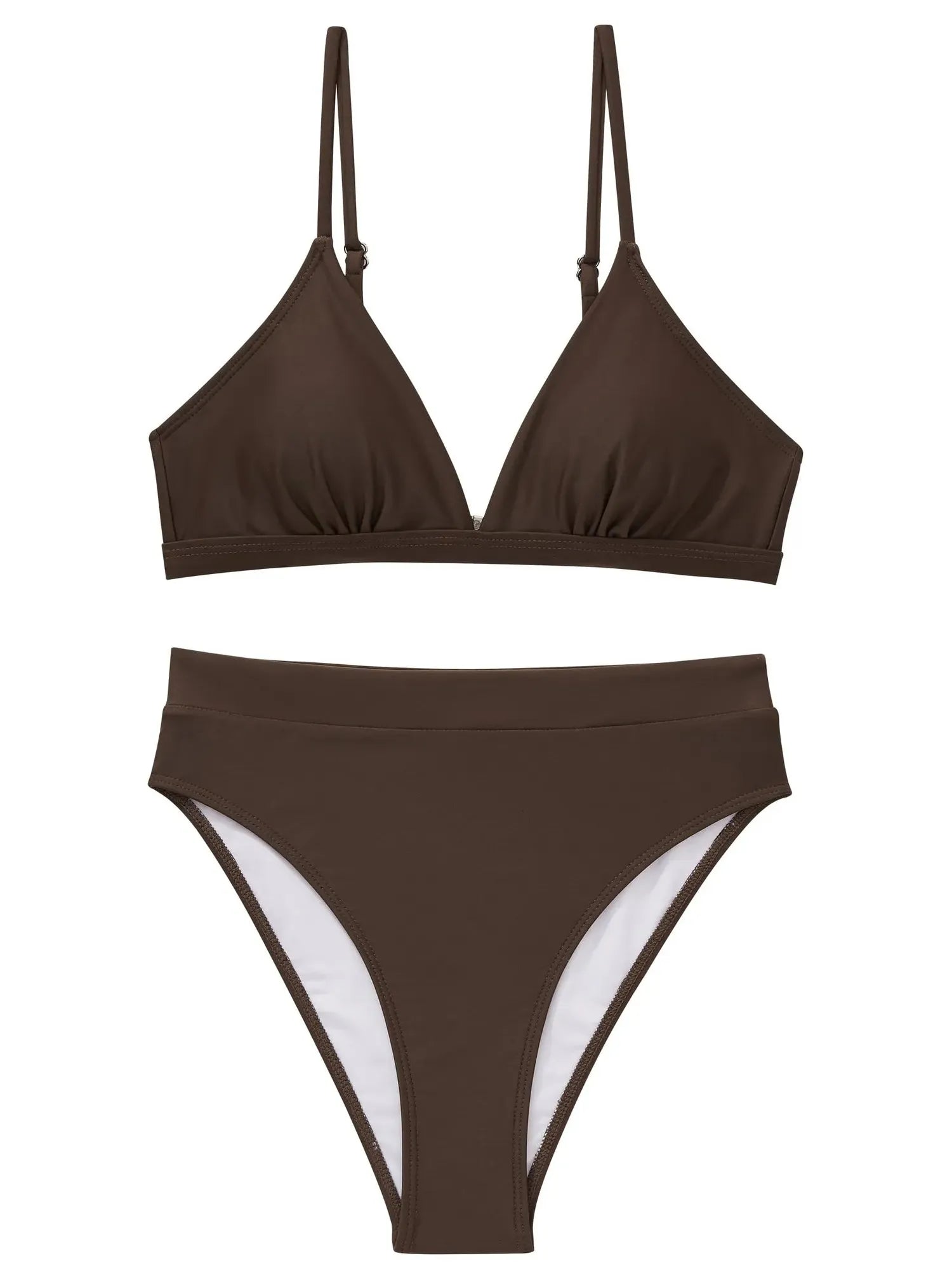 Triangle High Cut Bikini Set