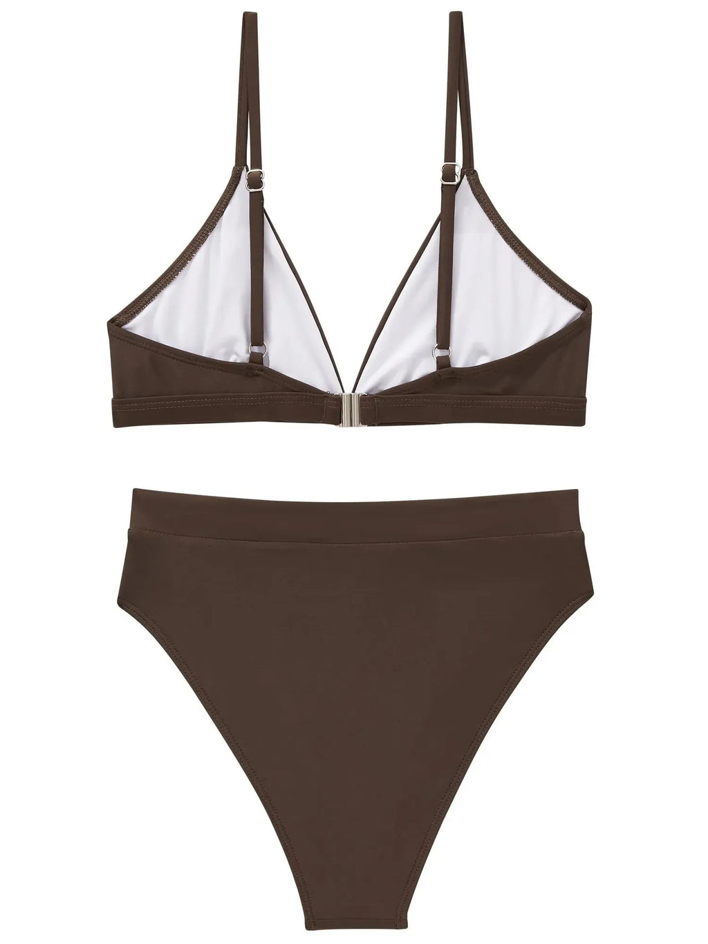 Triangle High Cut Bikini Set