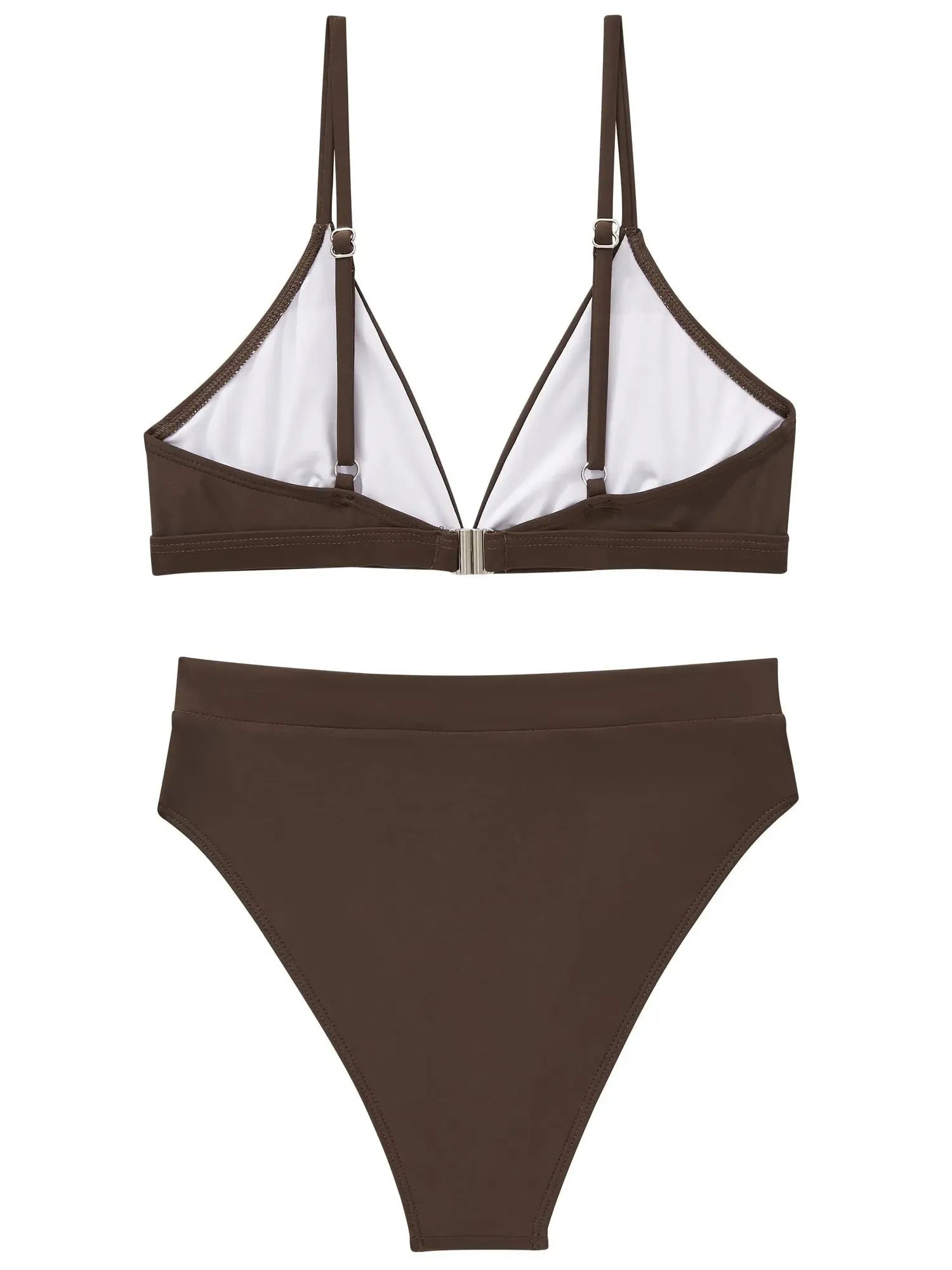 Triangle High Cut Bikini Set