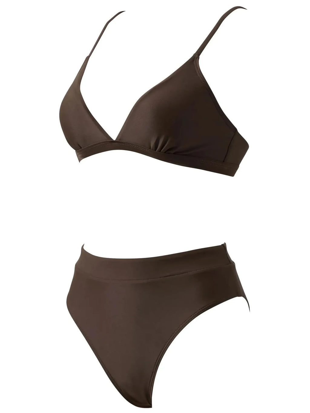 Triangle High Cut Bikini Set