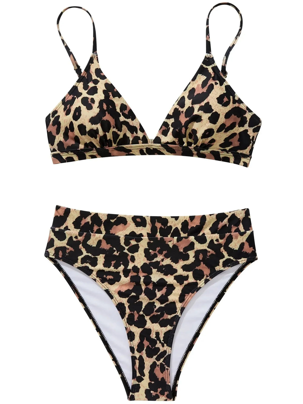Triangle High Cut Bikini Set