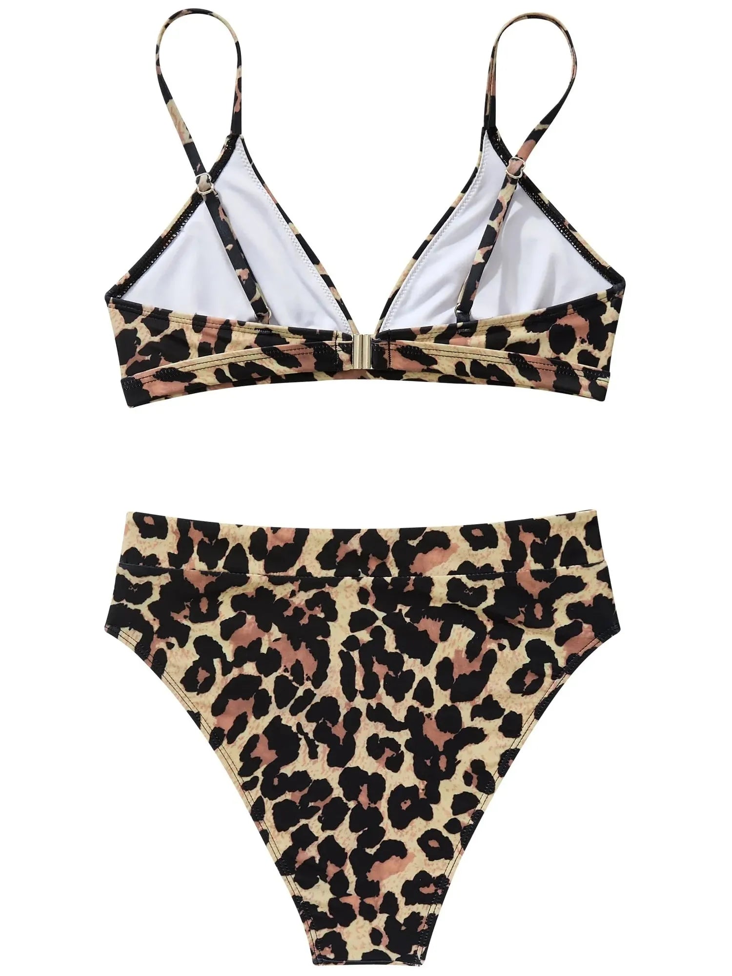 Triangle High Cut Bikini Set