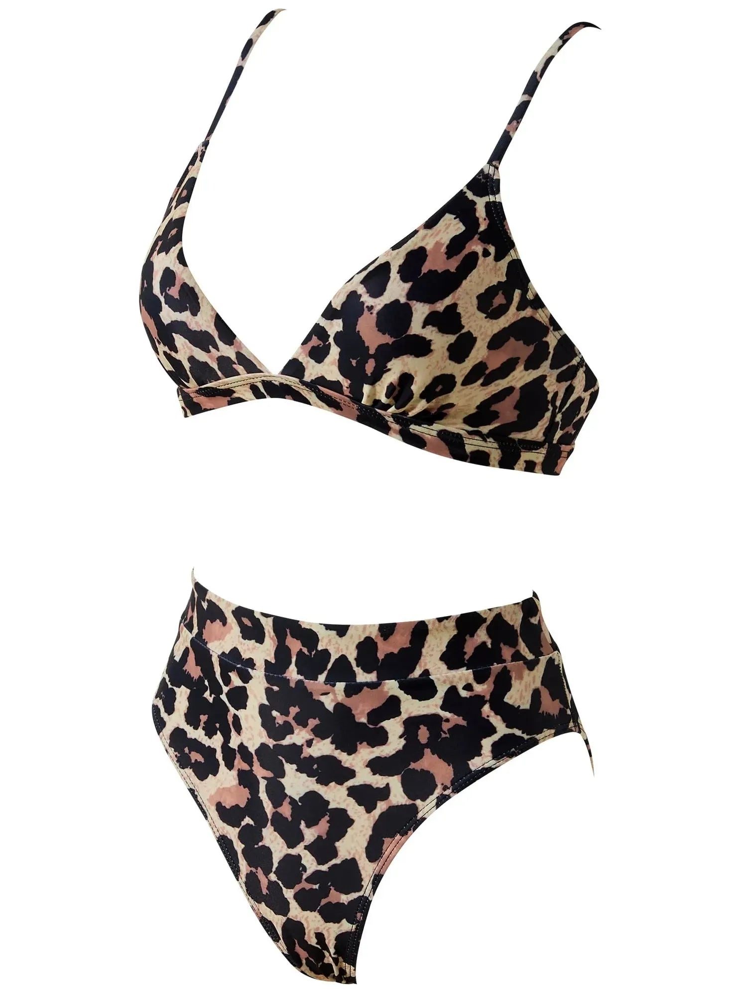 Triangle High Cut Bikini Set