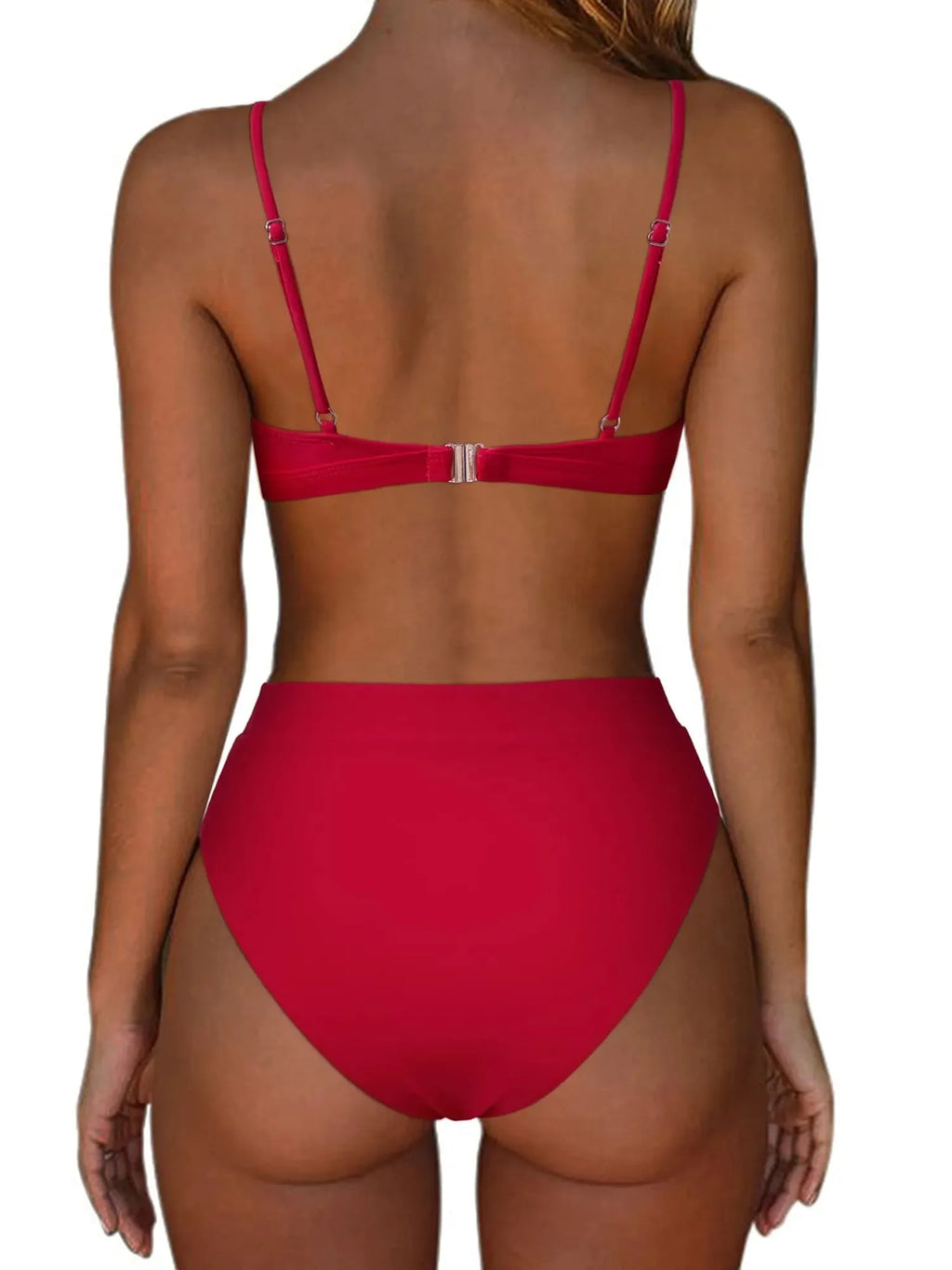 Triangle High Cut Bikini Set