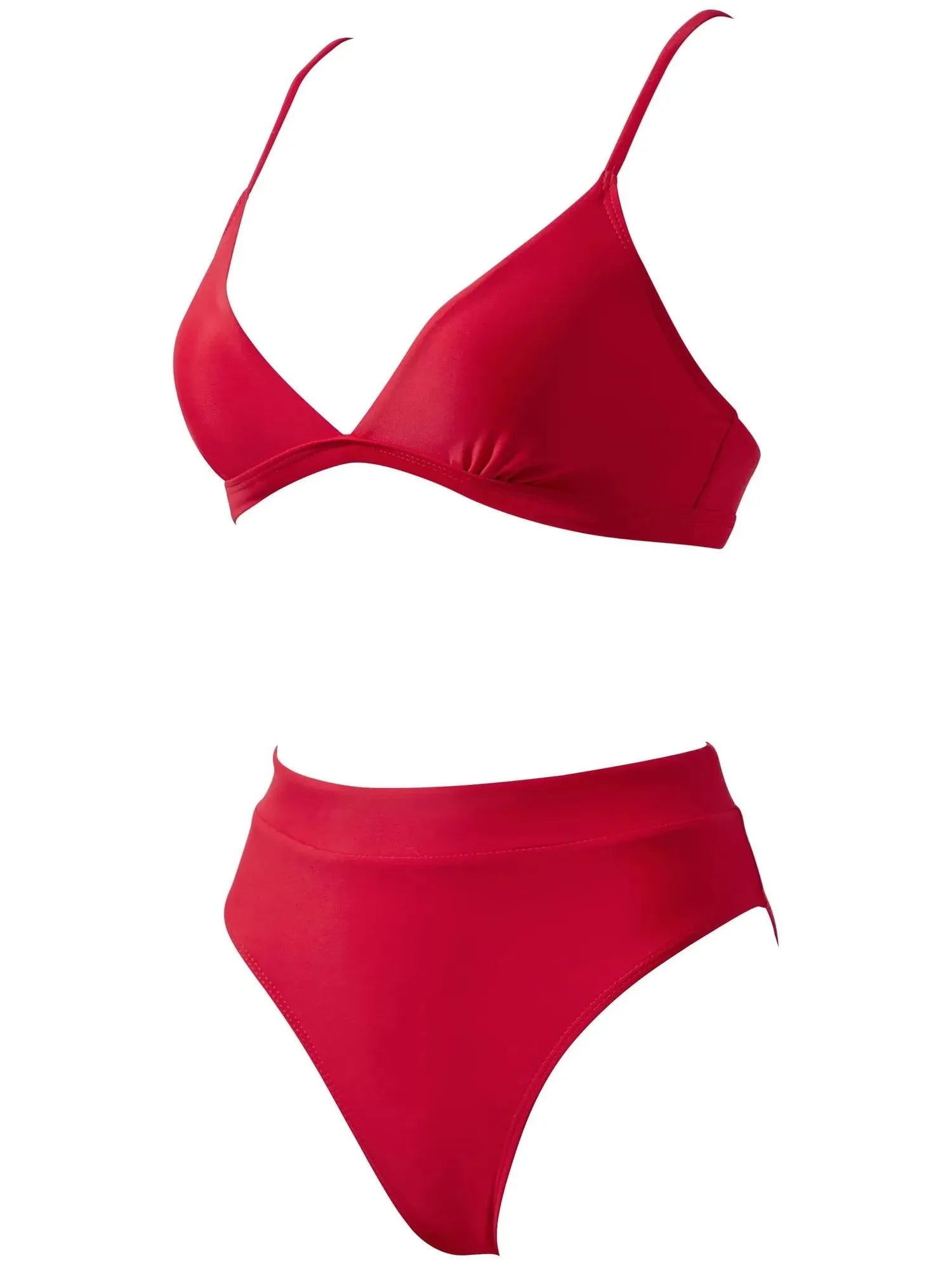 Triangle High Cut Bikini Set