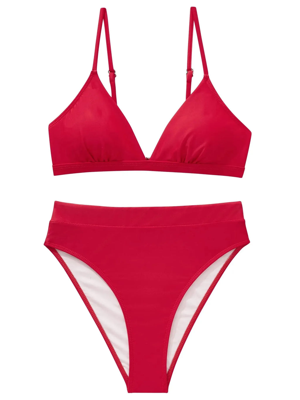 Triangle High Cut Bikini Set