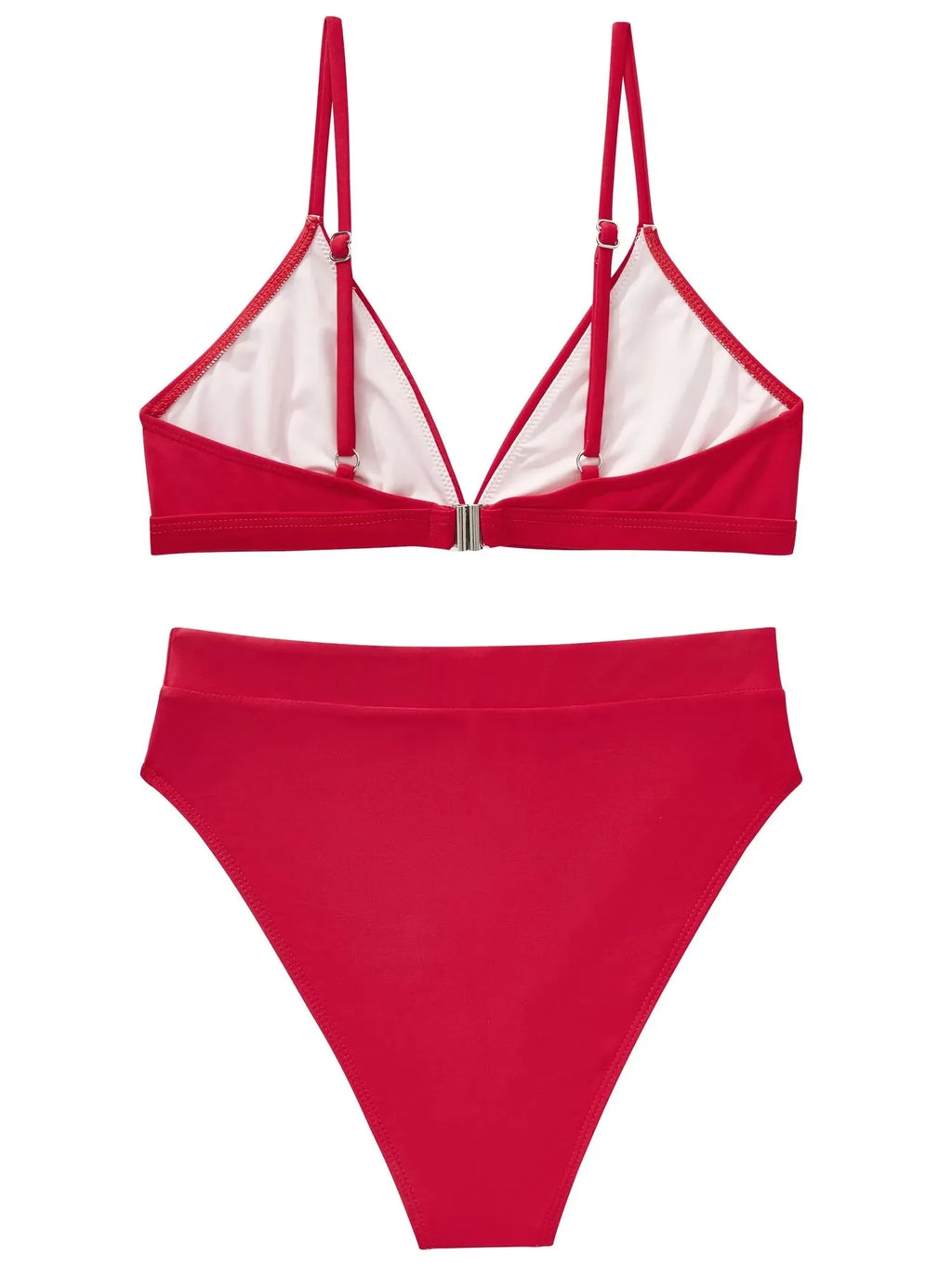 Triangle High Cut Bikini Set