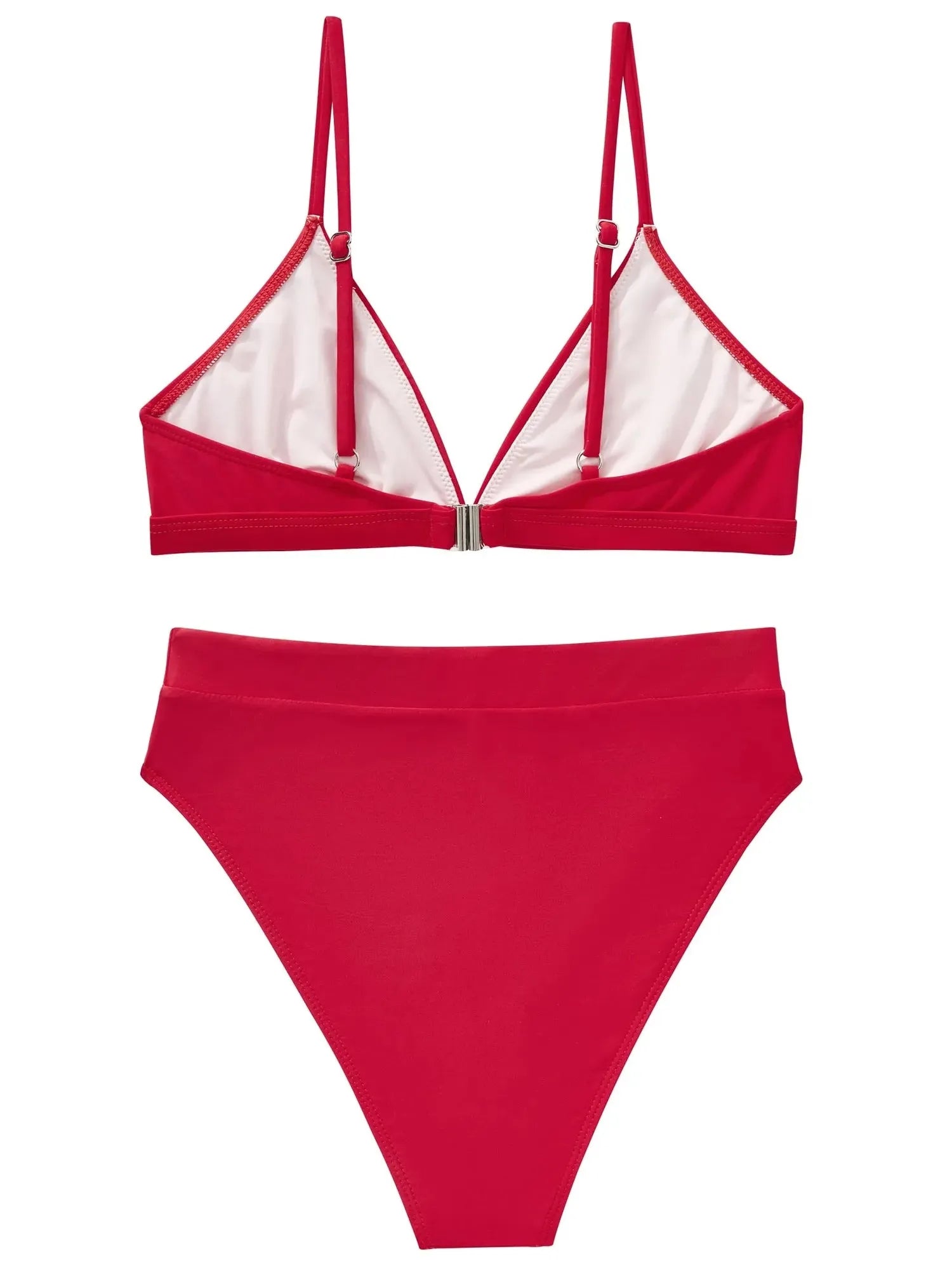 Triangle High Cut Bikini Set